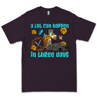 Plum easter a lot can happen in three days western sunflowers Premium Tee - Artiststas