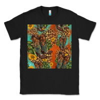Black western boots and sunflowers seamless pattern Classic Tee - HRA Design Shop