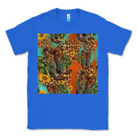 True Royal western boots and sunflowers seamless pattern Classic Tee - HRA Design Shop