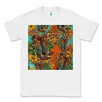 White western boots and sunflowers seamless pattern Classic Tee - HRA Design Shop