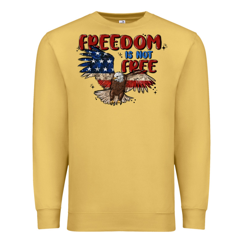 Freedom Is Not Free Premium Sweatshirt by MaliasSmallBusiness | Teevron