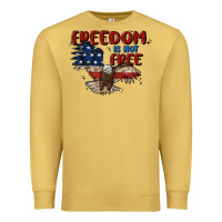 Antique Gold freedom is not free Premium Sweatshirt - MaliasSmallBusiness