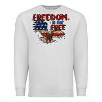 Dove Grey freedom is not free Premium Sweatshirt - MaliasSmallBusiness