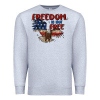 Heather Grey freedom is not free Premium Sweatshirt - MaliasSmallBusiness