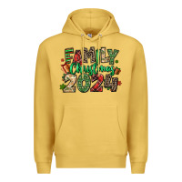 Antique Gold family christmas 2024 Premium Hoodie - MaliasSmallBusiness