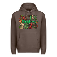 Coffee family christmas 2024 Premium Hoodie - MaliasSmallBusiness