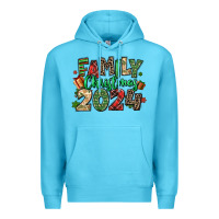 Ocean Blue family christmas 2024 Premium Hoodie - MaliasSmallBusiness