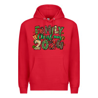 Red family christmas 2024 Premium Hoodie - MaliasSmallBusiness