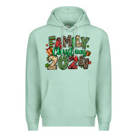 Seafoam family christmas 2024 Premium Hoodie - MaliasSmallBusiness