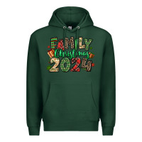 Sports Green family christmas 2024 Premium Hoodie - MaliasSmallBusiness