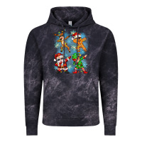 Cloud Black dabbing christmas Vintage Hoodie - Zillion Design Studio