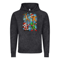 Vintage Black dabbing christmas Vintage Hoodie - Zillion Design Studio