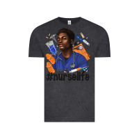Vintage Black afro man nurse life Vintage Tee - texasbilliewilder