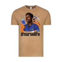 Vintage Camel afro man nurse life Vintage Tee - texasbilliewilder