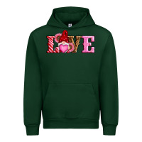 Forest Green valentines day gnomes love Urban Hoodie - RanaPortraitStore