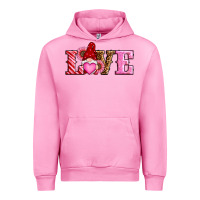 Fuchsia Pink valentines day gnomes love Urban Hoodie - RanaPortraitStore