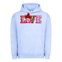 Pigment Grape Ice valentines day gnomes love Urban Hoodie - RanaPortraitStore