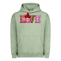 Pigment Oil Green valentines day gnomes love Urban Hoodie - RanaPortraitStore