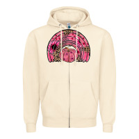 Sandshell pumpkin ribbon rainbow Zipper Hoodie - JahusDesignShop