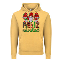 Vintage Mustard feliz navidad gnomies Vintage Hoodie - JahusDesignShop