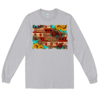 Moon Dust aztec and leopard background Long Sleeve Tee - HRA Design Shop