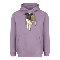 Lavender dorper baby sheep Heavyweight Hoodie - LillyAllenDesigns