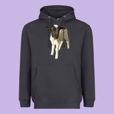 Dorper Baby Sheep Heavyweight Hoodie Designed By Lillyallendesigns