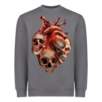 Storm Heart Skulls Heavyweight Sweatshirt - RanaPortraitStore