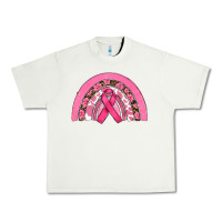 Pistachio breast cancer rainbow Urban Heavy Tee - RanaPortraitStore