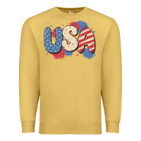 Antique Gold usa Premium Sweatshirt - MaliasSmallBusiness