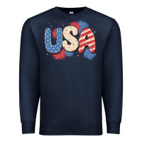 Navy usa Premium Sweatshirt - MaliasSmallBusiness