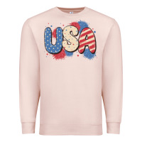 Pale Pink usa Premium Sweatshirt - MaliasSmallBusiness