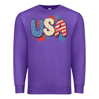 Purple usa Premium Sweatshirt - MaliasSmallBusiness