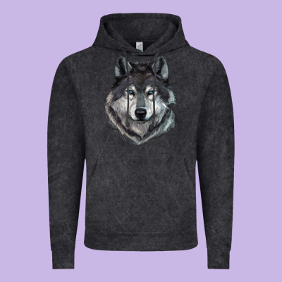 Vintage Hoodie Wolf