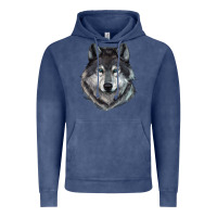 Vintage Denim Wolf Vintage Hoodie - RanaPortraitStore