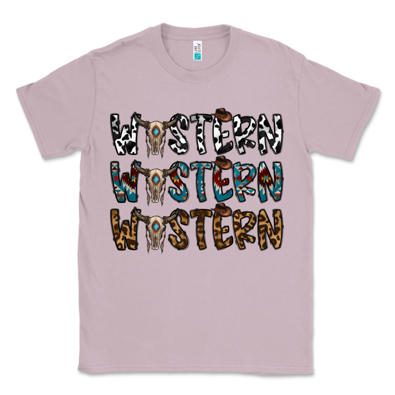 Western Western Western Classic Tee by CowhideDigitalArt | Teevron