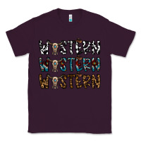 Plum western western western Classic Tee - CowhideDigitalArt