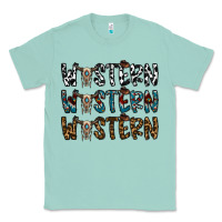 Seafoam western western western Classic Tee - CowhideDigitalArt