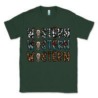 Sports Green western western western Classic Tee - CowhideDigitalArt
