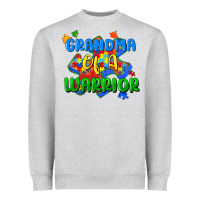 Heather Grey grandma of a warrior Heavyweight Sweatshirt - Zillion Design Studio