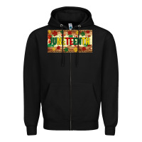Black juneteenth licence plate template Zipper Hoodie - Artiststas