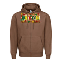 Chestnut juneteenth licence plate template Zipper Hoodie - Artiststas