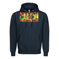 Navy juneteenth licence plate template Zipper Hoodie - Artiststas