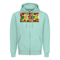 Seafoam juneteenth licence plate template Zipper Hoodie - Artiststas