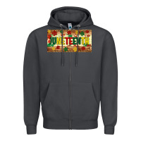 Smoke juneteenth licence plate template Zipper Hoodie - Artiststas