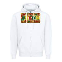 White juneteenth licence plate template Zipper Hoodie - Artiststas