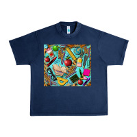Navy teacher tumbler Urban Heavy Tee - BarkalooDesign