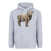 Heather Grey southdown sheep Heavyweight Hoodie - LillyAllenDesigns