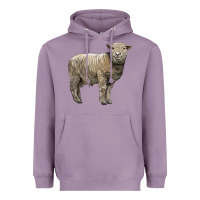 Lavender southdown sheep Heavyweight Hoodie - LillyAllenDesigns