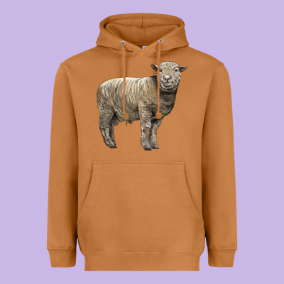 Southdown Sheep Heavyweight Hoodie Designed By Lillyallendesigns